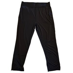 Pony Men's Active Stretch Straight Leg Pants Pockets Black Size Large
